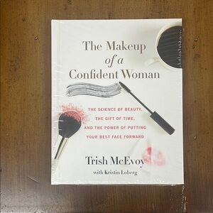 New wrapped book Trish McEvoy Beauty Guide with Black and Red Accents